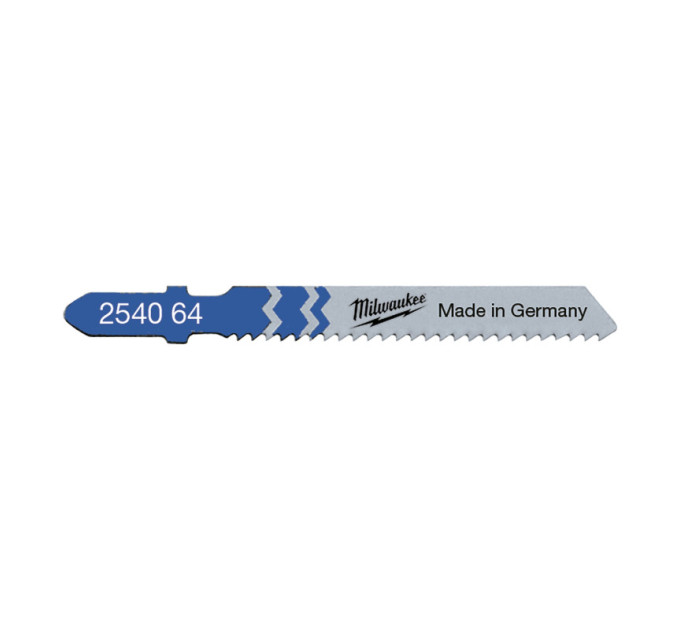 Полотна для лобзика T118B MILWAUKEE, 55х2,0, (5шт)