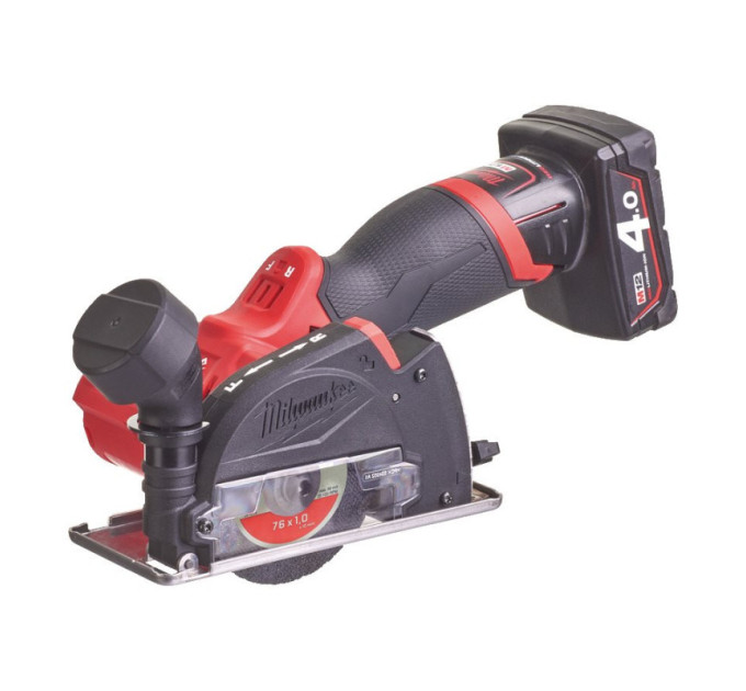 Пила дисковая универсальная аккумуляторная бесщёточная MILWAUKEE M12 FCOT-0, Ø76 (каркас)