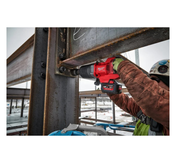 Гайковерт акумуляторний безщітковий MILWAUKEE 1'' (2711Нм) M18 ONEFHIWF1DS-121C, з кільцем (ЗУ+1ак.)