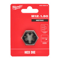 Плашка шестигранная MILWAUKEE, М12-1,50мм