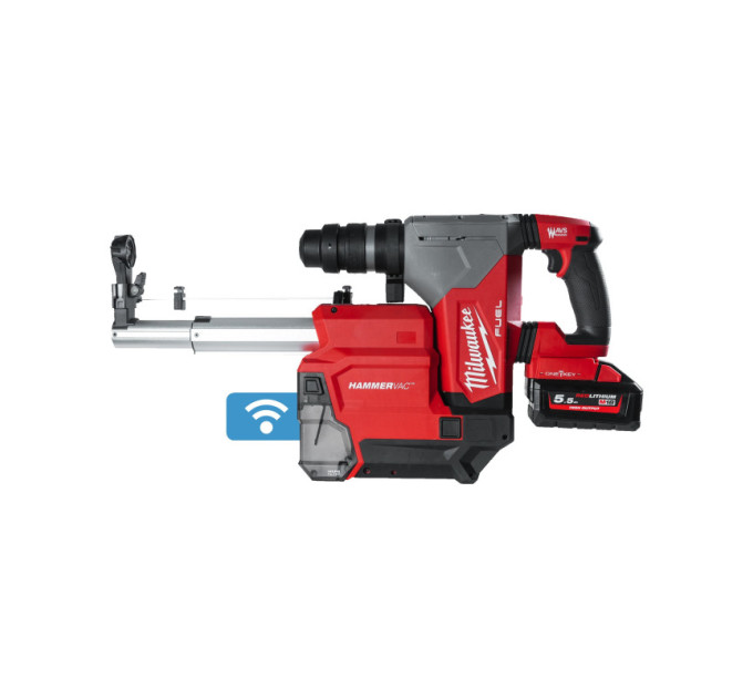Перфоратор акумуляторний безщітковий SDS-PLUS MILWAUKEE M18 ONEFHPXDEL-552C із системою видалення пилу
