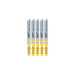 Полотна для лобзика T101DP MILWAUKEE, 75х4,0мм, (5шт)