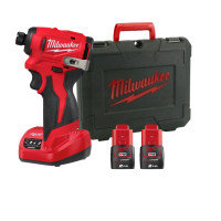 Шуруповерт ударний акумуляторний MILWAUKEE (124Нм) M12 BLIDRC-202C (ЗУ+2акк.Х2Ач+кейс)