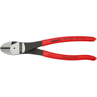 Кусачки боковые (бокорезы) особой мощности, 12°, Ø4,2мм, 200мм KNIPEX 74 21 200, фосфатированные
