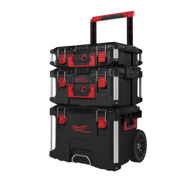 Набор ящиков для инструмента PACKOUT MILWAUKEE, набор №1 (4932464078 / 4932464079 / 4932464080)