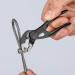 Клещи сантехнические переставные высокотехнологические, Ø28мм Cobra KNIPEX XS 87 00 100 BK, фосфат
