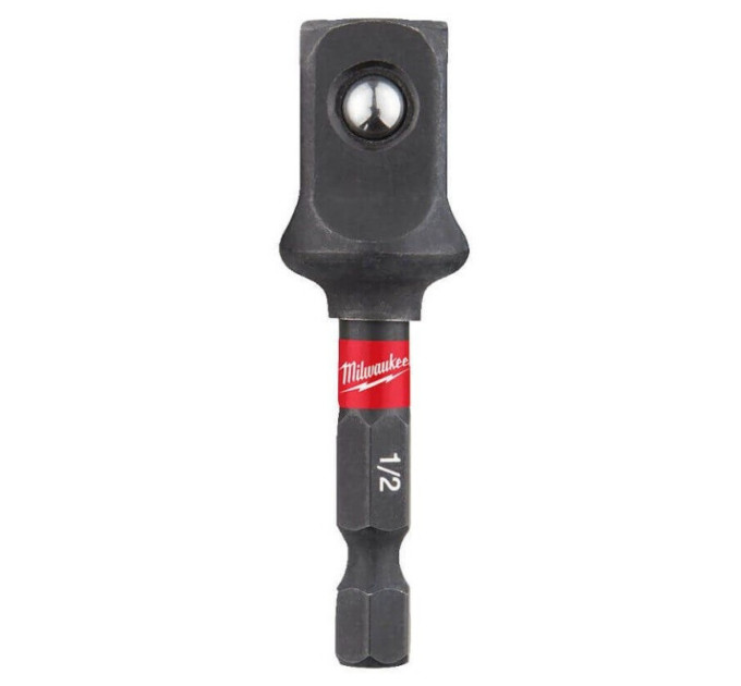 Перехідник ShW MILWAUKEE, з 1/4" Hex на 1/2" квадратний хвостовик