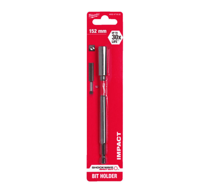 Держатель для бит магнитный ShW 1/4'' Hex MILWAUKEE, 152мм