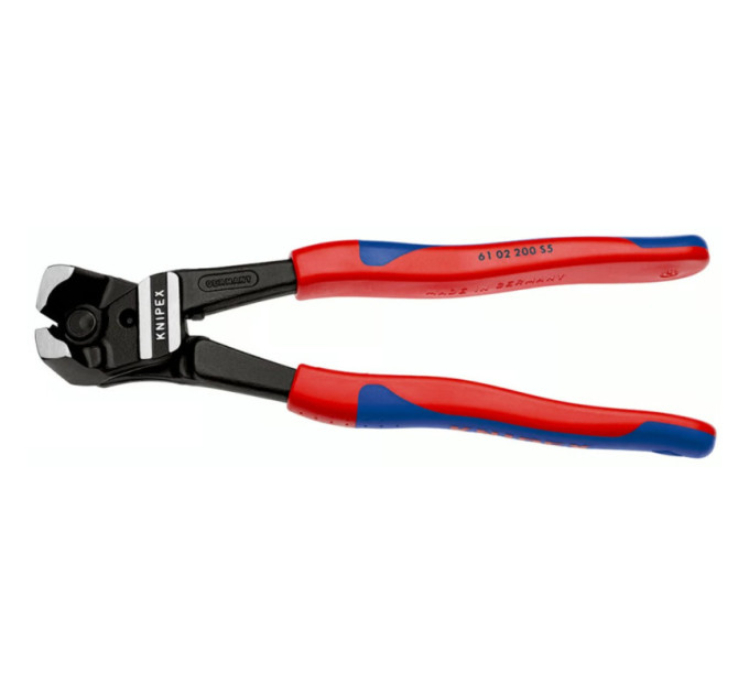 Болторез торцовый с высокой передачей усилия для снятия хомутов KNIPEX 61 02 200 S5, фосфатированный