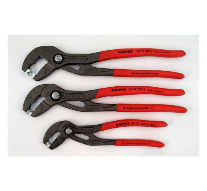 Щипцы для пружинных хомутов, 180 мм KNIPEX 85 51 180 A