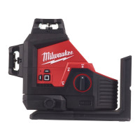 Нівелір лазерний акумуляторний 3D MILWAUKEE M12 3PL-0C (360˚, зелений промінь)
