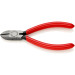 Кусачки боковые (бокорезы) для электроники, Ø3,0мм, 125мм KNIPEX 76 01 125, фосфатированные