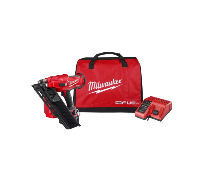 Пистолет гвоздезабивной аккумуляторный бесщёточный MILWAUKEE M18 FFN-502C (50-90мм)(ЗУ+2акХ5Ач+кейс)