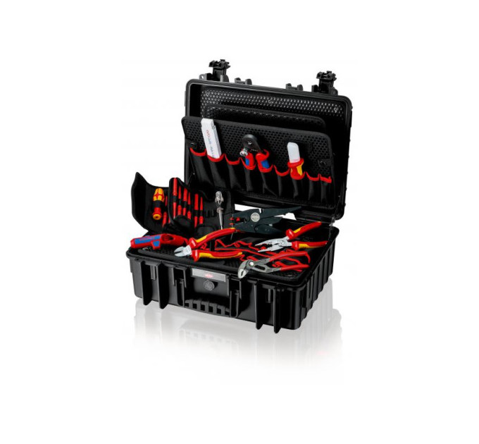 Чемодан для инструмента KNIPEX "Robust23" Elektro, 00 21 35 , укомплектована
