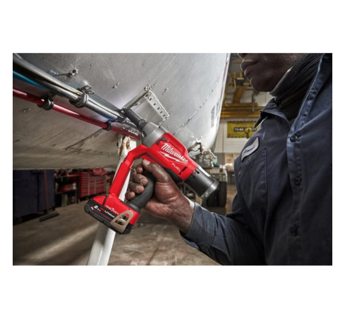 Заклепочник акумуляторний бесщеточный MILWAUKEE M18 ONEFPRT-202X (Ø4,8-7,0мм)(ЗУ+2акк.Х2Ач+HDкейс)