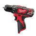 Дриль-шуруповерт акумуляторний MILWAUKEE M12 BDD-0 (30 Нм) (заміна на 4933499683)