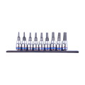 Набор TORX 1/4" 9 ед. в держателе T8-T40 (на планке)