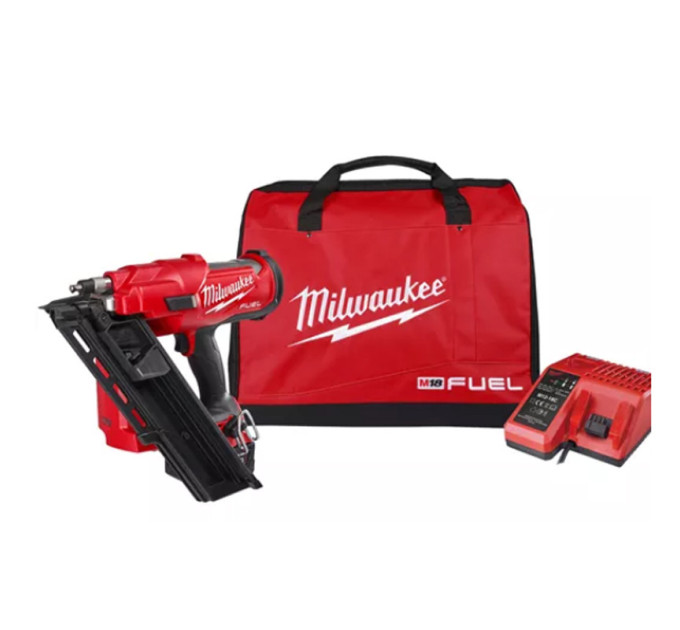 Пистолет гвоздезабивной аккумуляторный бесщёточный MILWAUKEE M18 FFN-502C (50-90мм)(ЗУ+2акХ5Ач+кейс)