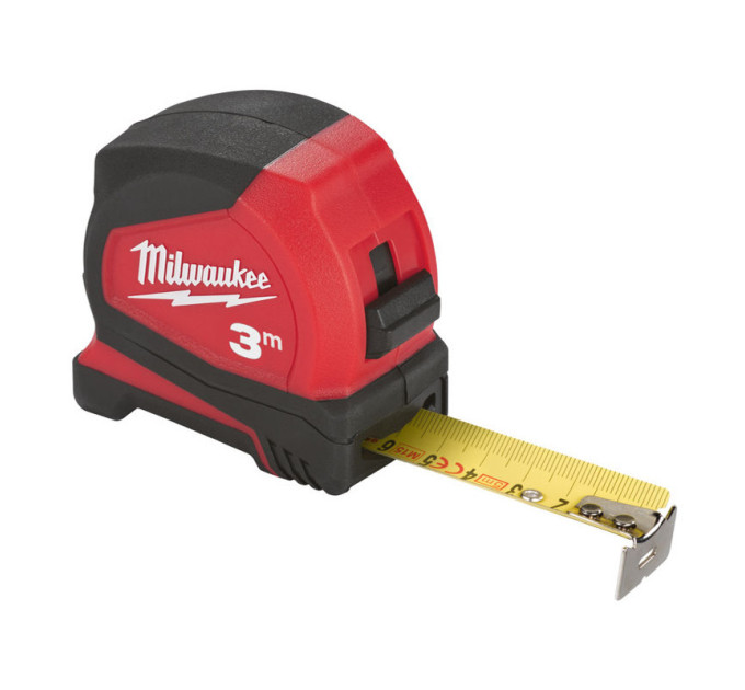 Рулетка Pro Compact MILWAUKEE, 3м (16мм), (замена на 4932498776)