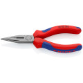 Круглогубцы плоские с режущими кромками Ø2,5мм, 140мм KNIPEX 25 02 140, фосфатированные