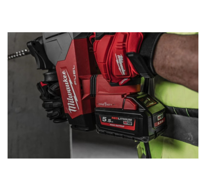 Перфоратор акумуляторний безщітковий SDS-PLUS MILWAUKEE M18 ONEFHP-0X (5Дж) (каркас+HDкейс)