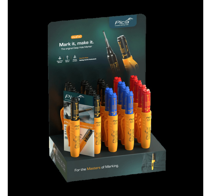 Набор карандашей PICA INK deep-hole-marker Черный (20 предметов)