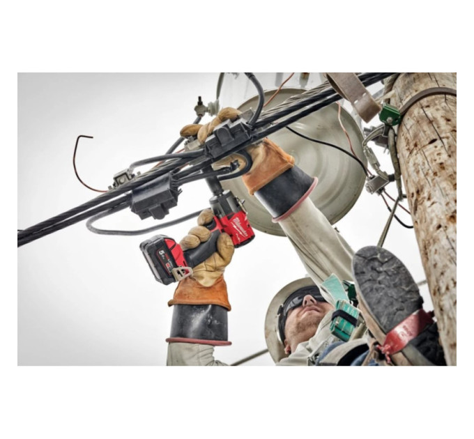 Гайковерт акумуляторний безщітковий MILWAUKEE 1/2" (881 Нм) M18 FMTIW2F12-0Х, з кільцем (каркас)