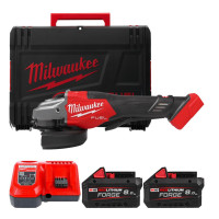 Шліфмашина кутова - болгарка акумуляторна безщіткова MILWAUKEE Ø125мм M18 FHSAG125XPDB2-802X