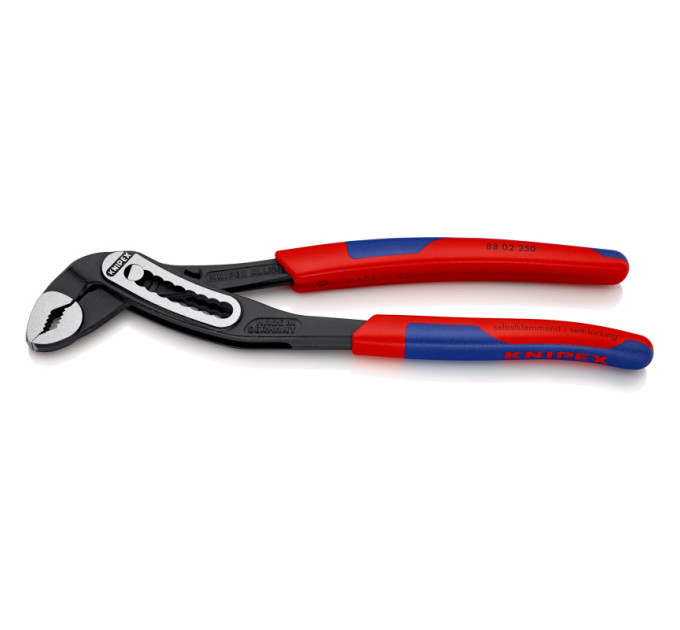 Клещи сантехнические переставные силовые, Ø50мм Aligator KNIPEX 88 02 250 SB, фосфатированные