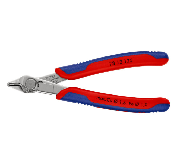 Кусачки Electronic Super Knips Ø1,6мм, 140мм KNIPEX 78 13 125 SB (в блистере)