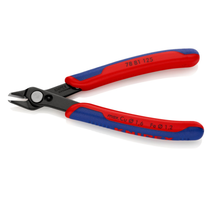 Кусачки Electronic Super Knips Ø1,6мм, 125мм KNIPEX 78 81 125 SB