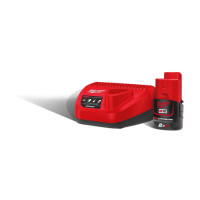 Енергокомплект MILWAUKEE M12 NRG-201 (ЗУ С12+ 1акк.Х2Ач B2)