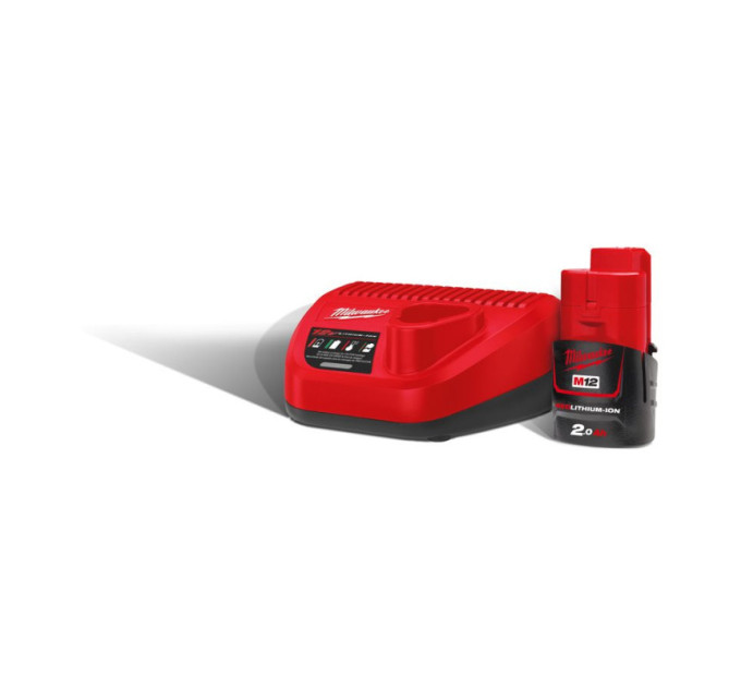 Энергокомплект MILWAUKEE M12 NRG-201 (ЗУ С12+ 1акк.Х2Ач B2)