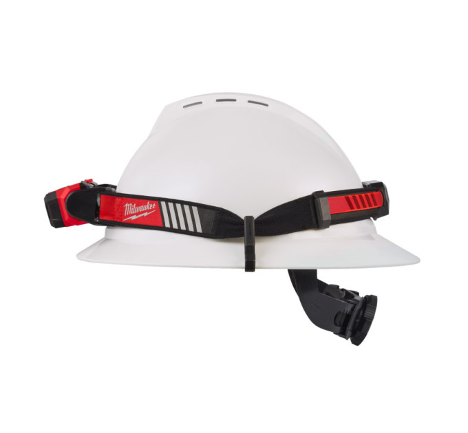 Фонарь светодиодный аккумуляторный налобный (зарядка через USB) MILWAUKEE L4 HL-VIS-301