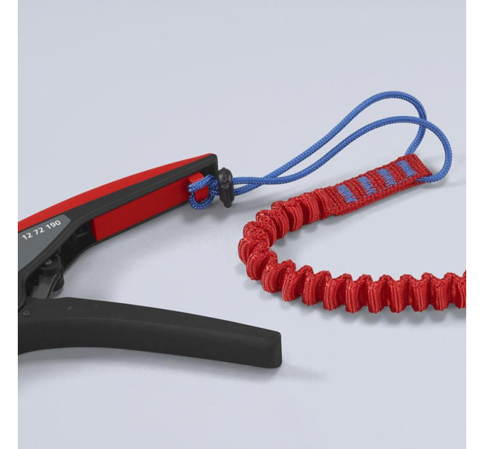 Стрипер автоматический 0,03-10мм² + клещи обжимные 4мм², NexStrip 180мм KNIPEX 12 72 190