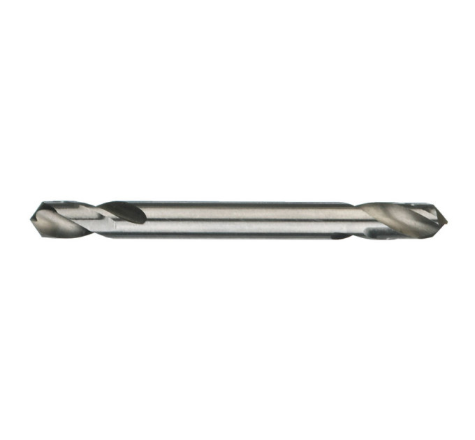 Свердло по металу HSS-G MILWAUKEE, DIN 1412 C, Ø2,5х43х10мм, двухстороннее, (10шт)