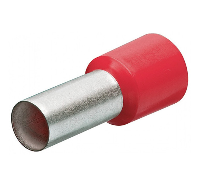 Гильзы контактные с пластмассовым изолятором, 14мм KNIPEX 97 99 332 (1,0мм²) (200шт), красные
