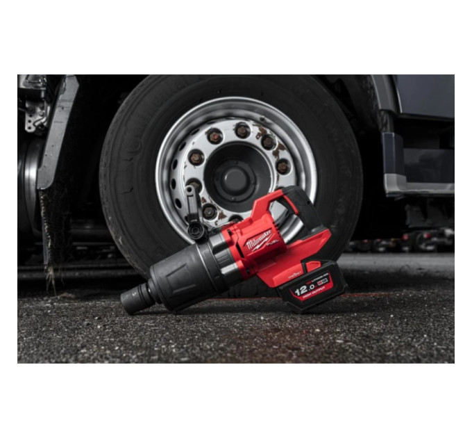 Гайковерт акумуляторний безщітковий MILWAUKEE 1'' (2711Нм) M18 ONEFHIWF1DS-121C, з кільцем (ЗУ+1ак.)