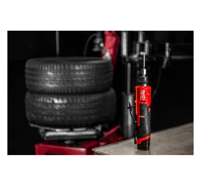 Машина прямошліфувальна акумуляторна безщіткова для обробки шин MILWAUKEE M12 FTB-0 (каркас)