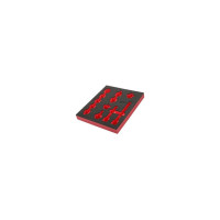 Пінне вкладення з ложементом для головок ShW 3/4" STD, (12шт) для шаф металевих MILWAUKEE