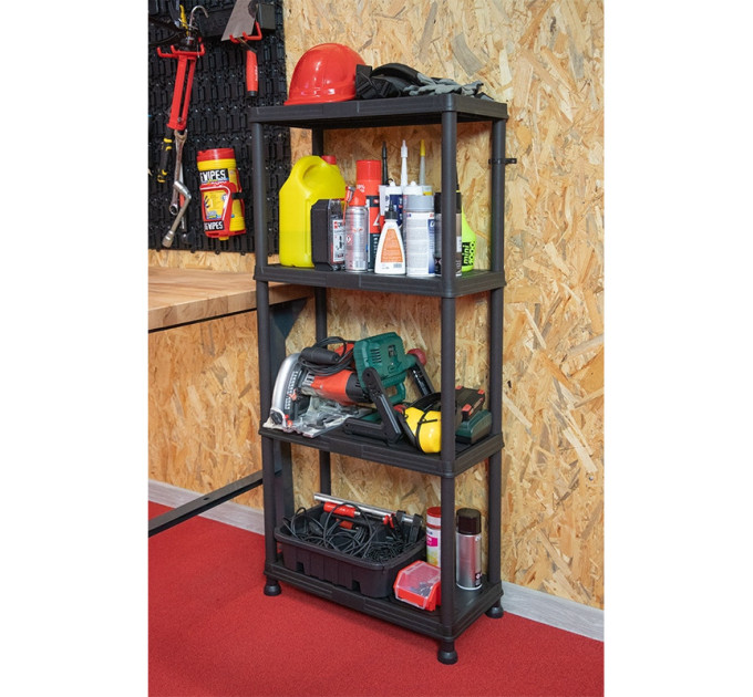 Система стеллажей QBRICK SYSTEM REGULAR 60/30см, 4 полки, 100кг (5901238261865)