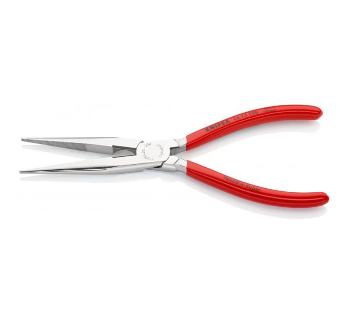 Круглогубцы плоские с режущими кромками Ø3,2мм, 200мм KNIPEX 26 13 200, хромированные