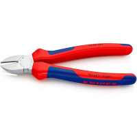 Кусачки боковые (бокорезы), Ø4,0мм, 180мм KNIPEX 70 05 180 SB, хромированные