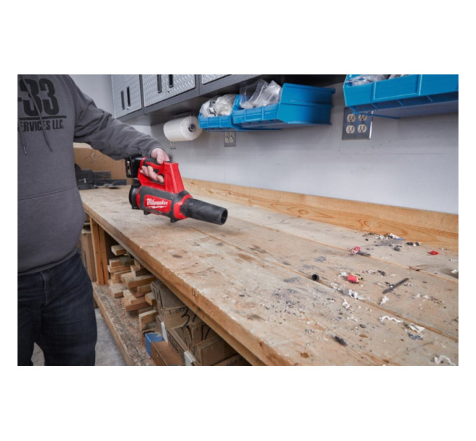 Воздуходувка аккумуляторная бесщёточная MILWAUKEE M12 BBL-0 (каркас)