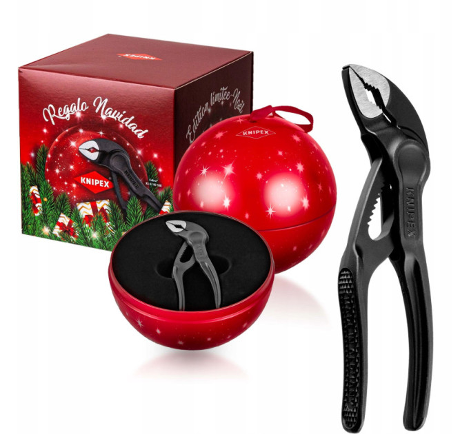 Клещи сантехнические переставные высокотехнологи Cobra KNIPEX XS 87 00 100 (Набор 8шт в подставке)