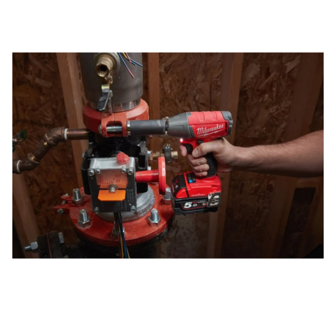 Ударный гайковерт (300 Нм) НMILWAUKEE 1/2" M18 FUEL ONEIWF12-0 ONE-KEY с фрикц. кольцом 4933451153