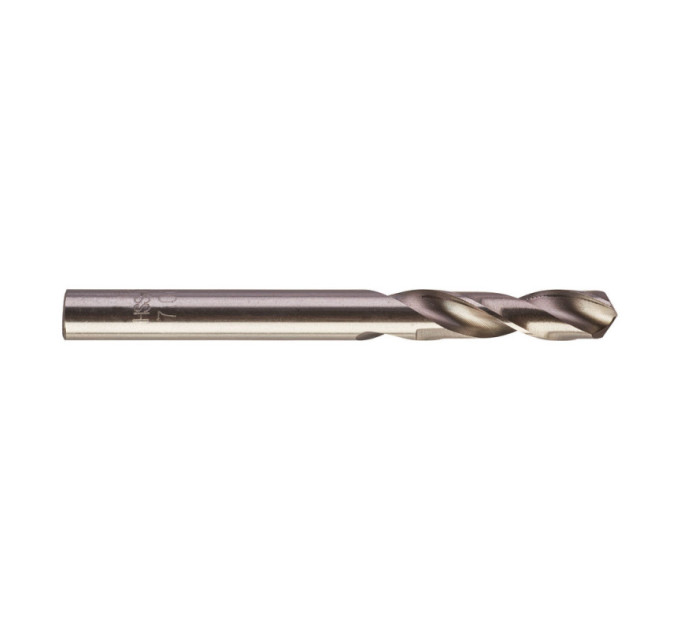 Свердло по металу HSS-G MILWAUKEE DIN1897, Ø7,0х74х34мм, коротке, (5шт)