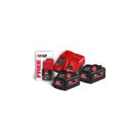 Энергокомплект MILWAUKEE M18 HNRG-552 (ЗУ M12-18FC+2акк.Х5,5А HВ5.5) + подарок аккумулятор M12 B3