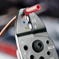 Кліщі універсальні для опресовки та зачистки KNIPEX 97 22 240