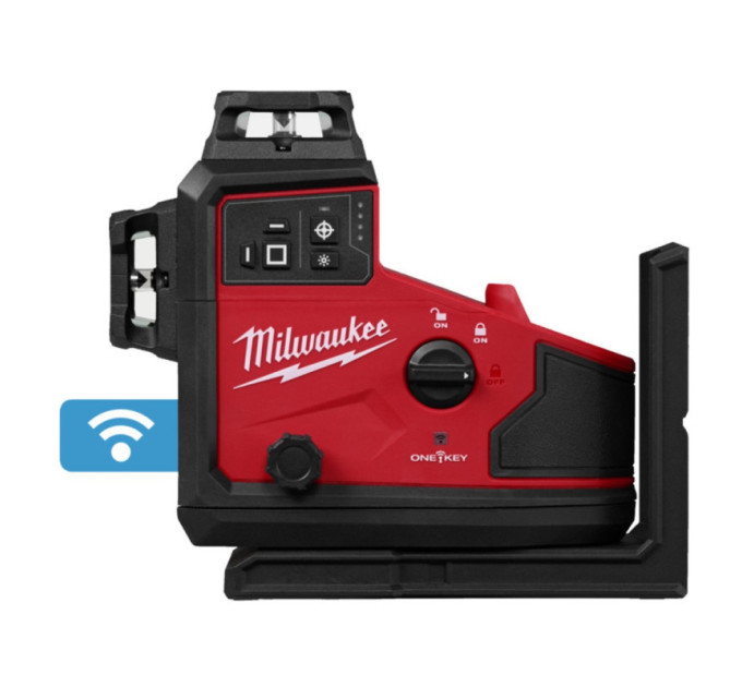 Нивелир лазерный аккумуляторный 3D MILWAUKEE M12 A3PLO-0 (360˚, зелёный луч)
